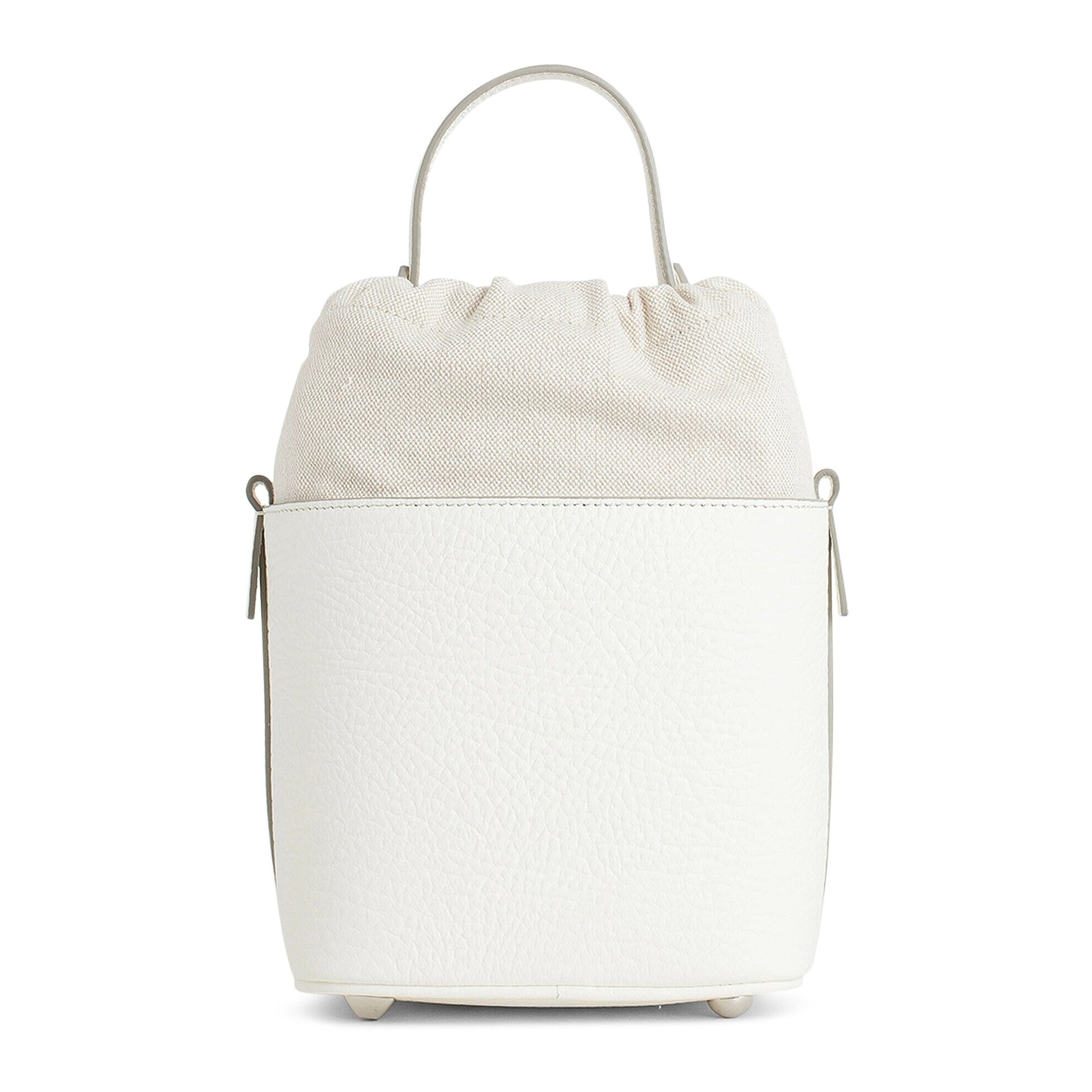 Maison Margiela 5AC Bucket Bag Canvas And Leather 'White' - 2