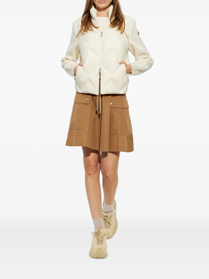 Moncler Cardigan With Quilted Front 4
