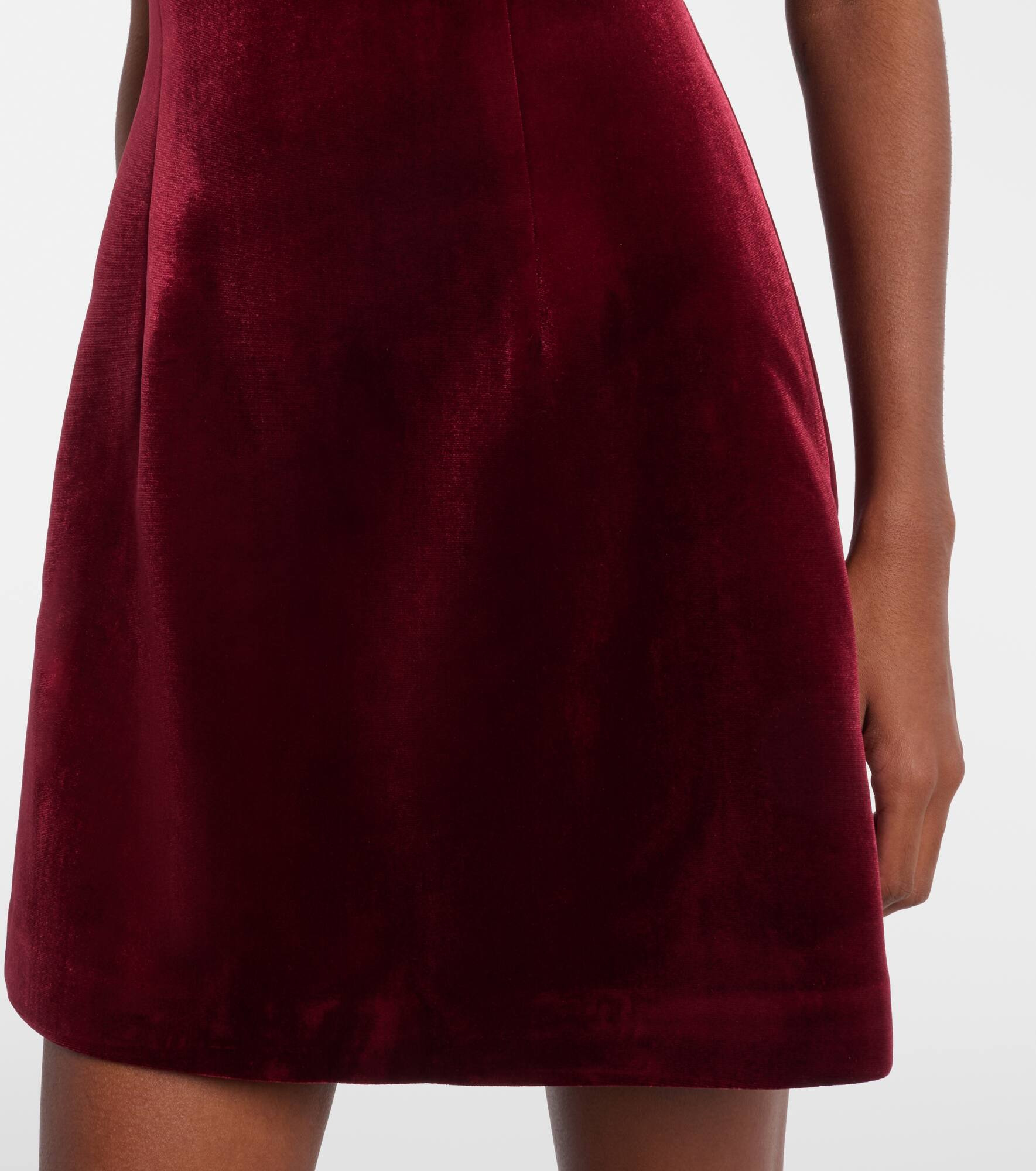 Edwiena embellished velvet minidress - 5