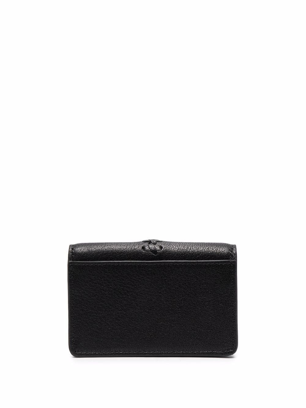 charm-detail leather wallet - 2