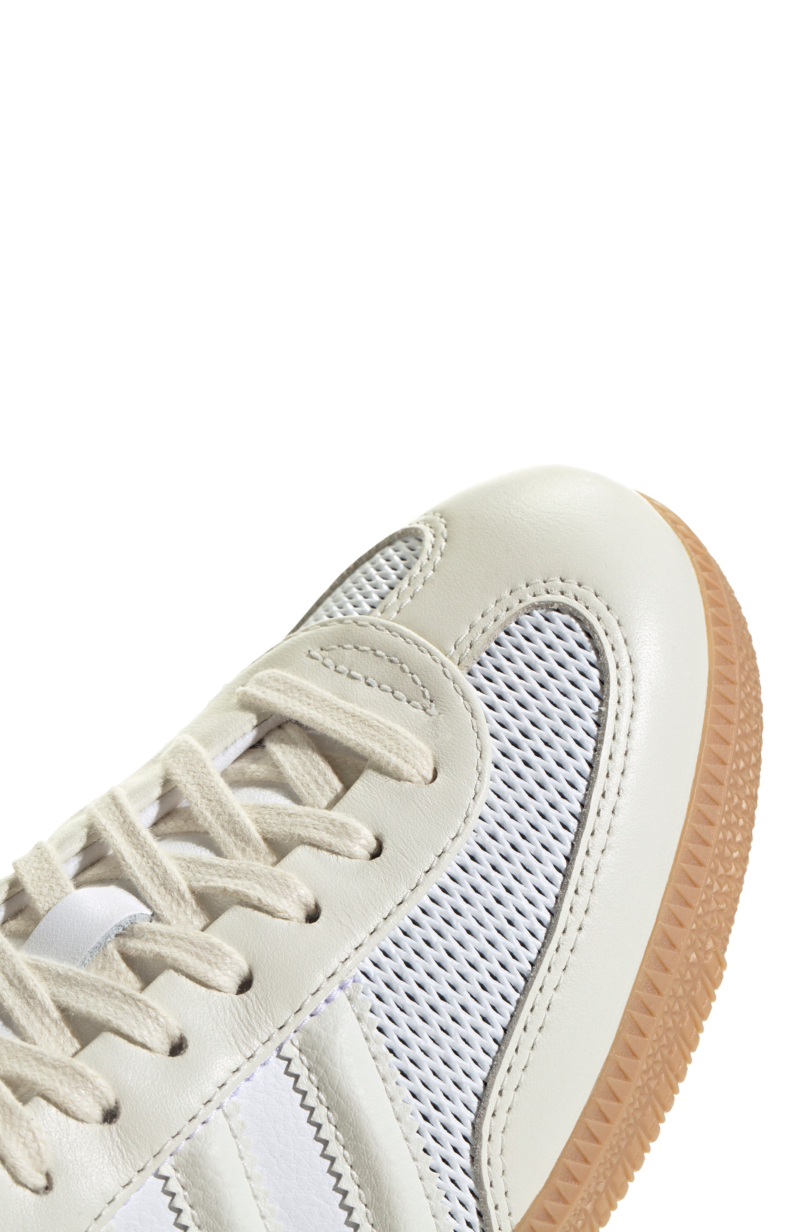 adidas Samba OG Sneaker in White/Off White/Gum at Nordstrom - 7