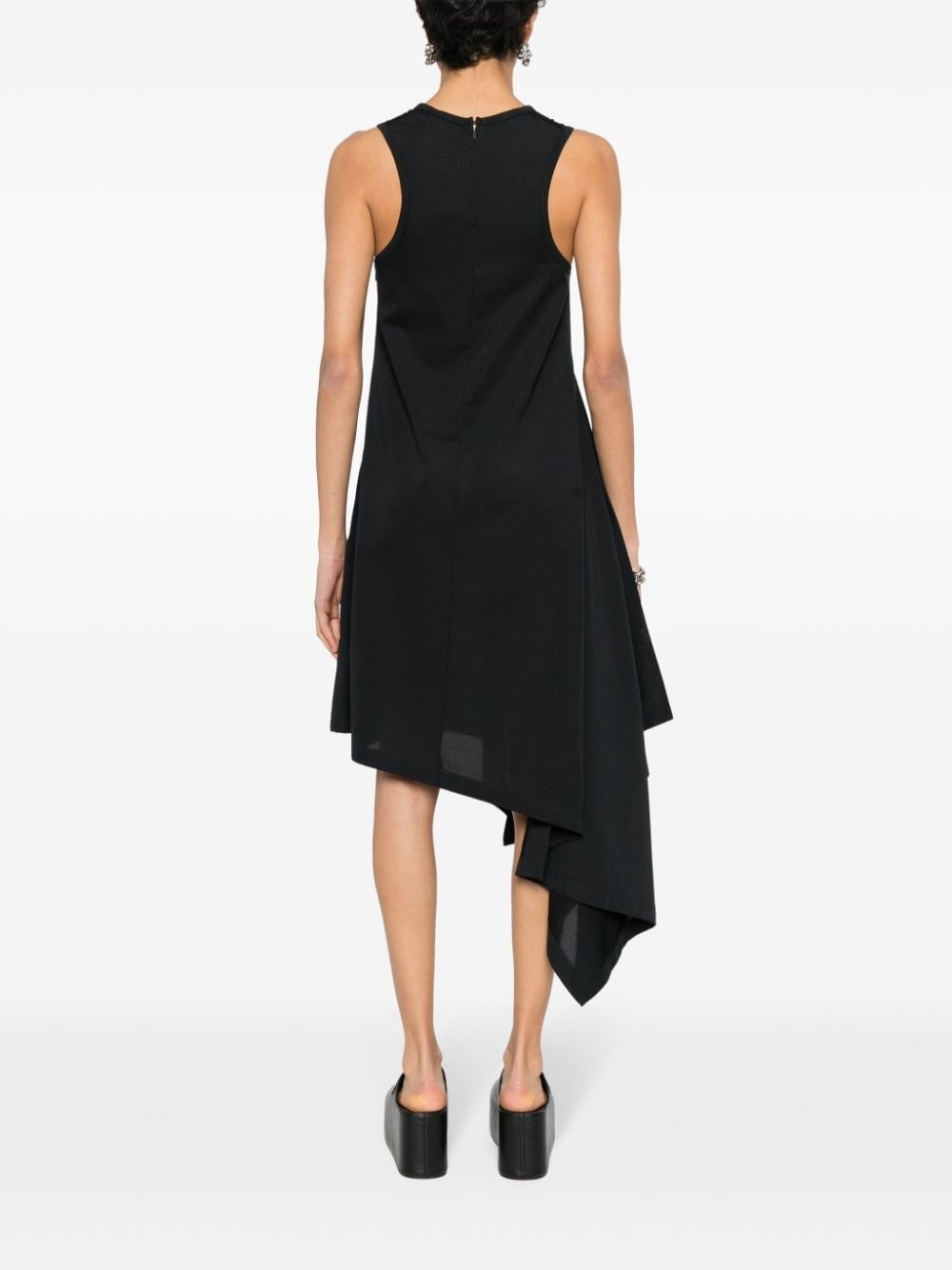 logo-printed jersey dress - 4