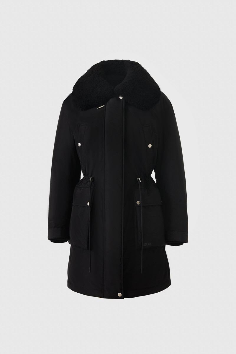NOVA 3-in-1 Down Coat With Removable Inner Layer and Shearling Collar 1