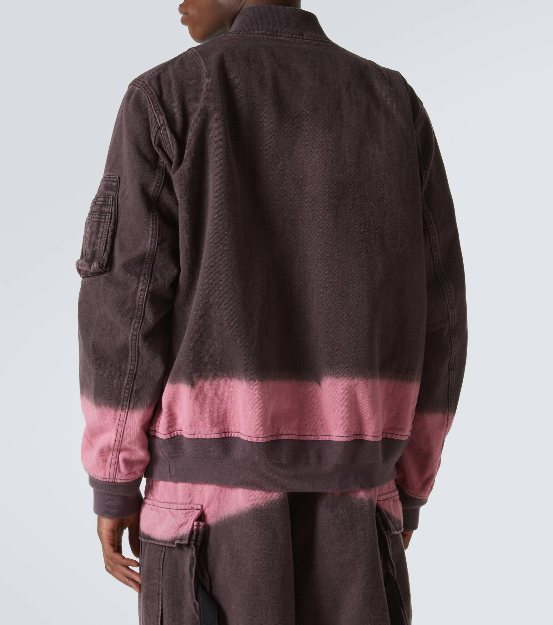 Ombré cotton blouson - 4