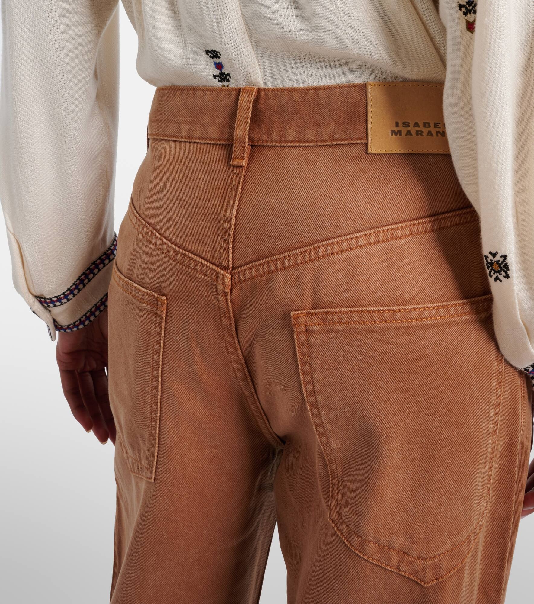 Rodaynaga high-rise wide-leg jeans - 6