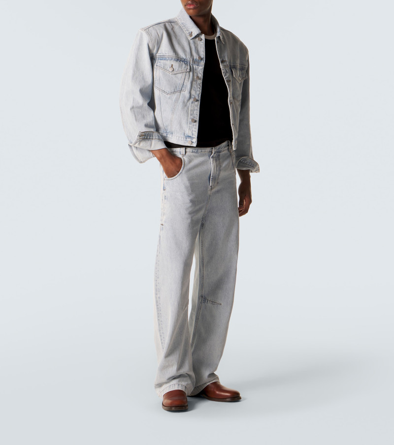 entire studios Shrunken denim jacket outlook