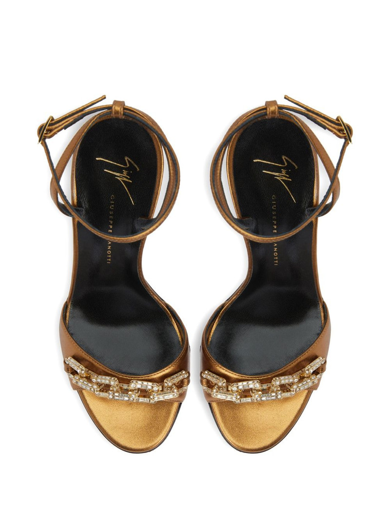 Evry crystal-embellished sandals 4