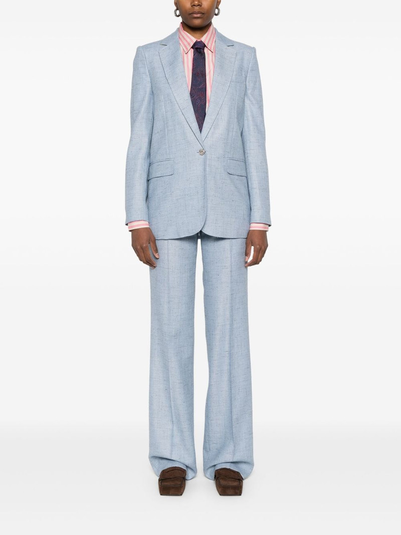 Etro speckled blazer outlook