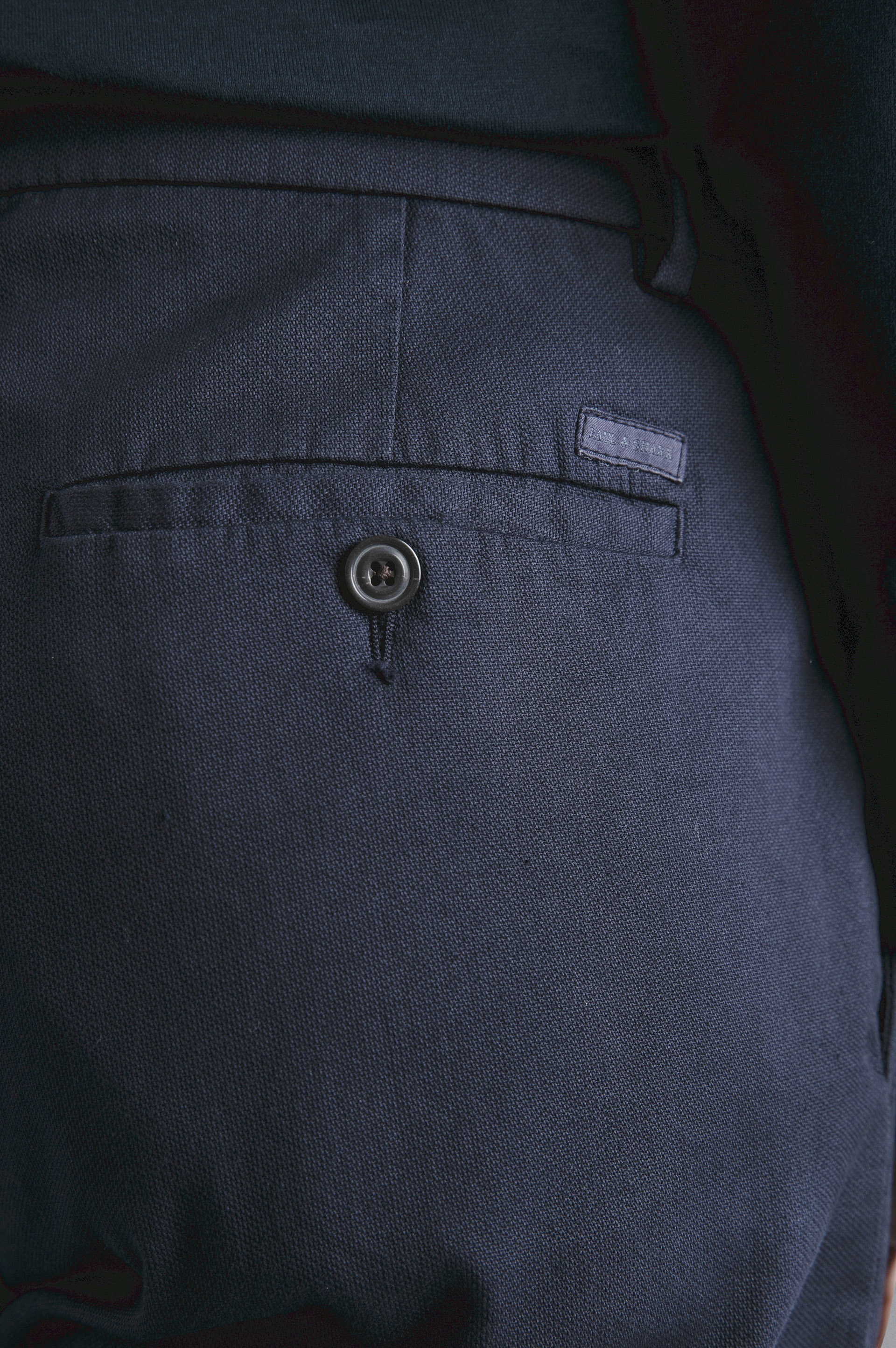 COTTON STRETCH CHINO TROUSERS - 4