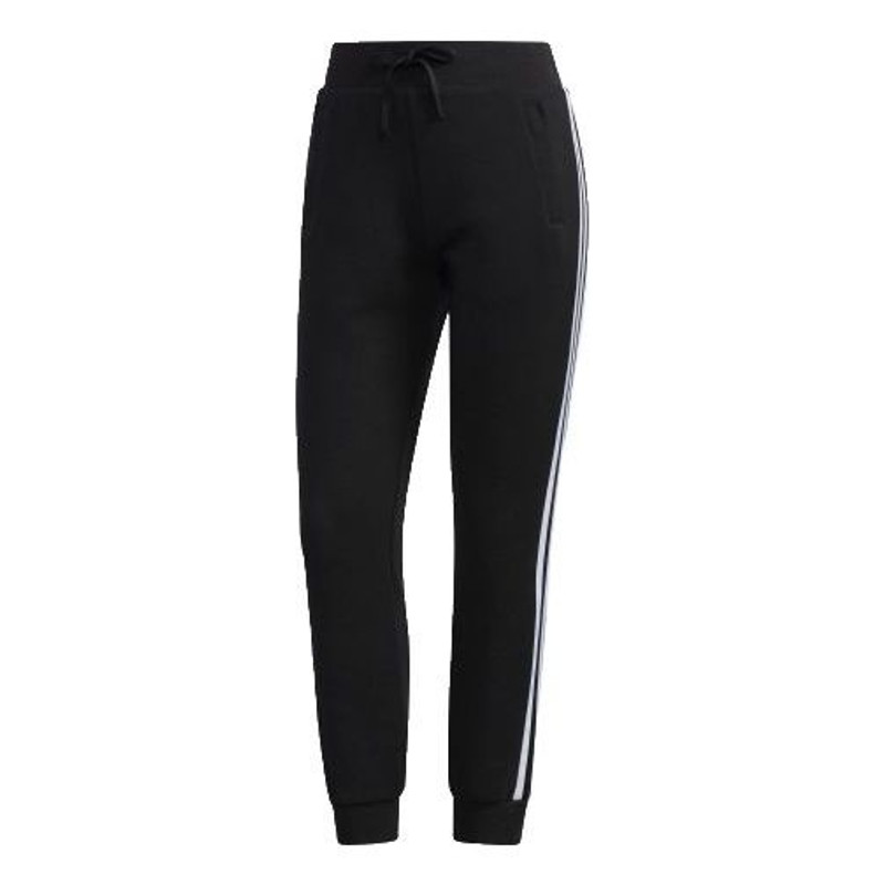 (WMNS) adidas W Mh Pt Dk 3S 트랙 바지 블랙 / 화이트 FM9308 - 1