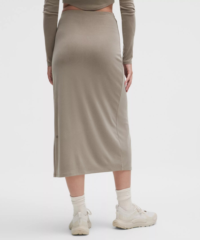 Drapey Softstreme Midi Skirt 3