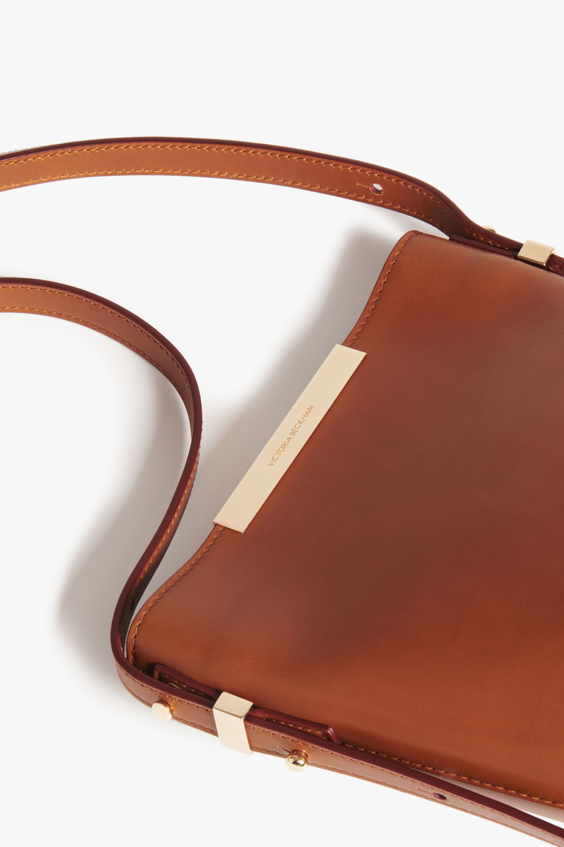 Mini Bucket Bag In Cognac Leather 2