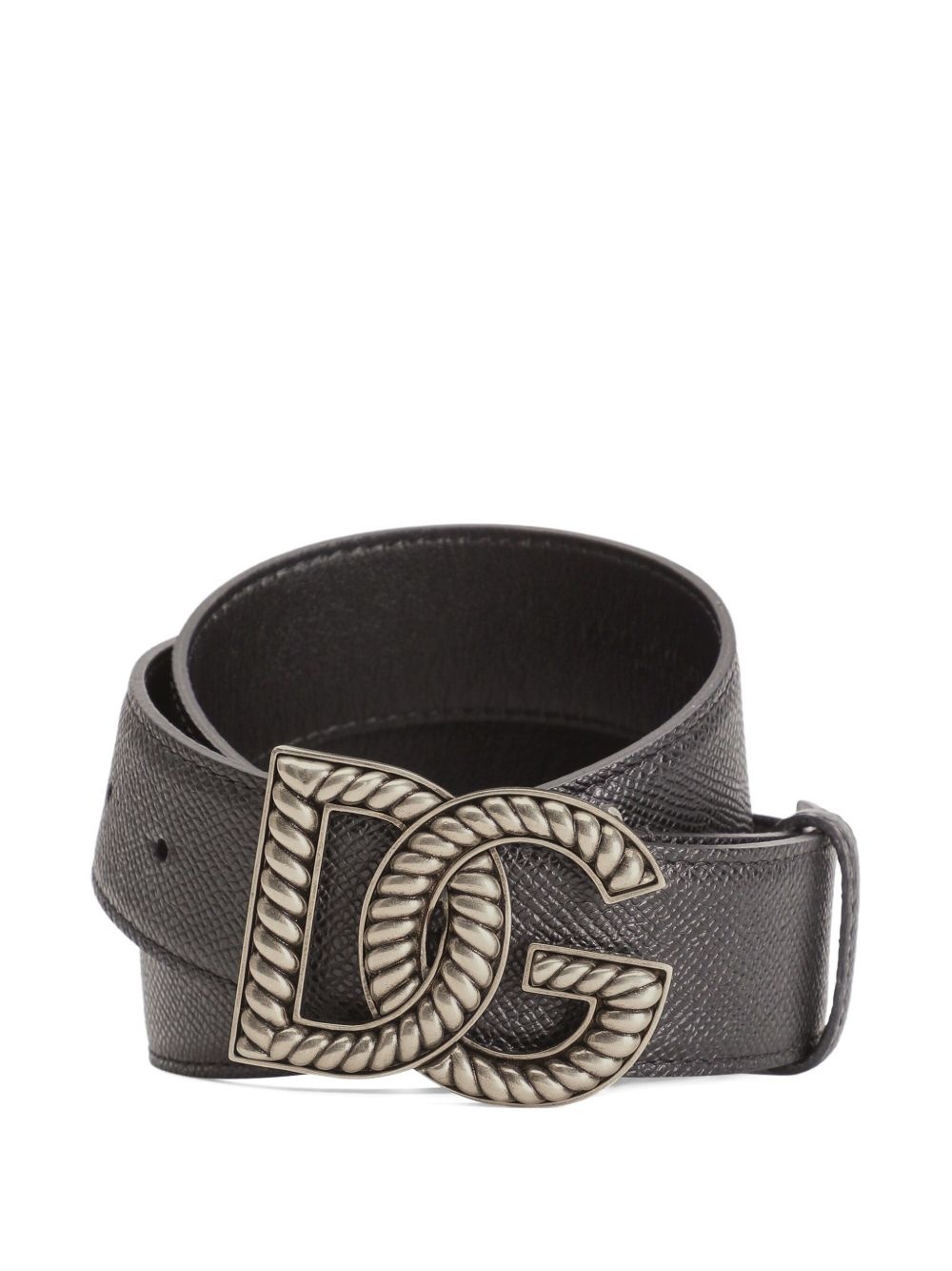 logo-buckle belt - 2