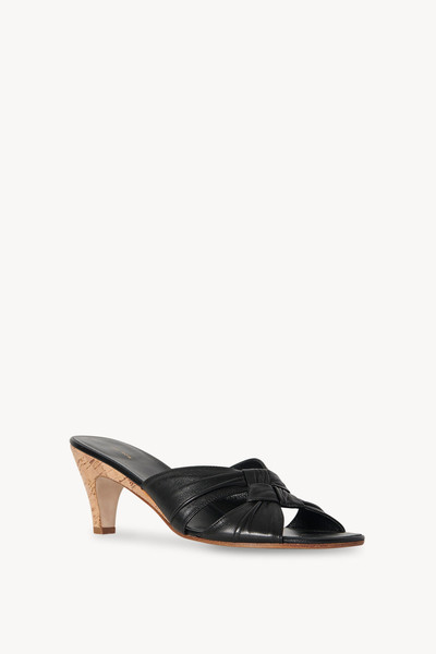 The Row Soft Knot Pump in Leather outlook