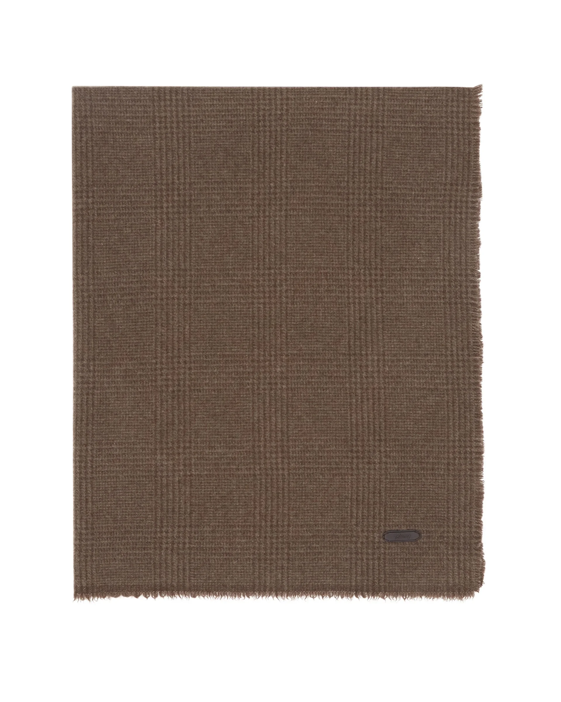 Brown Cashmere Scarf - 1