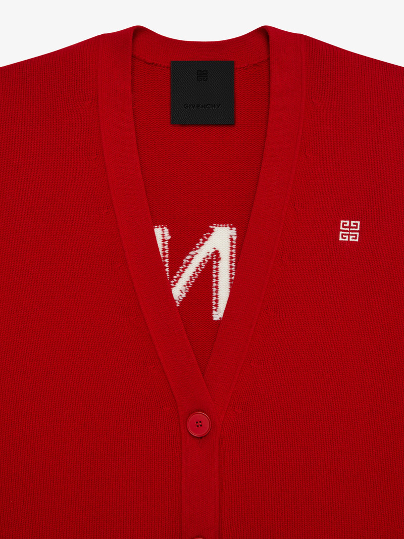 CUT OUT SHOULDERS CARDIGAN IN WOOL AND CASHMERE 6