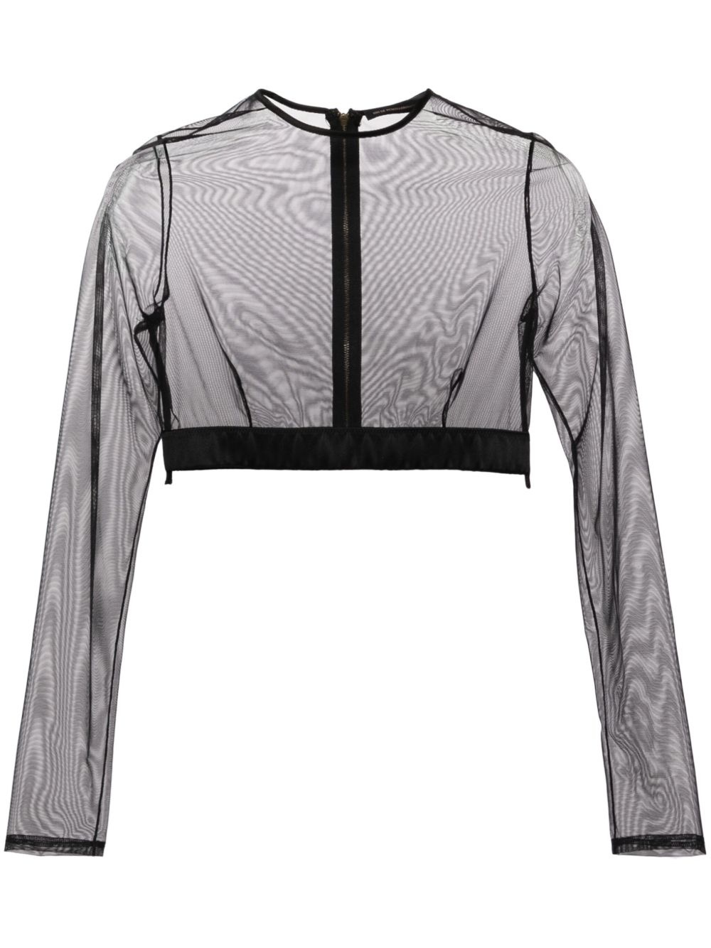 Illusion cropped top - 1