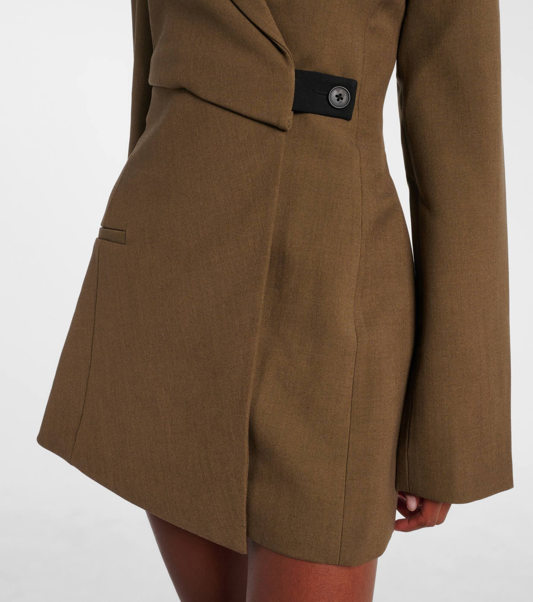 Sartoria asymmetric minidress - 5