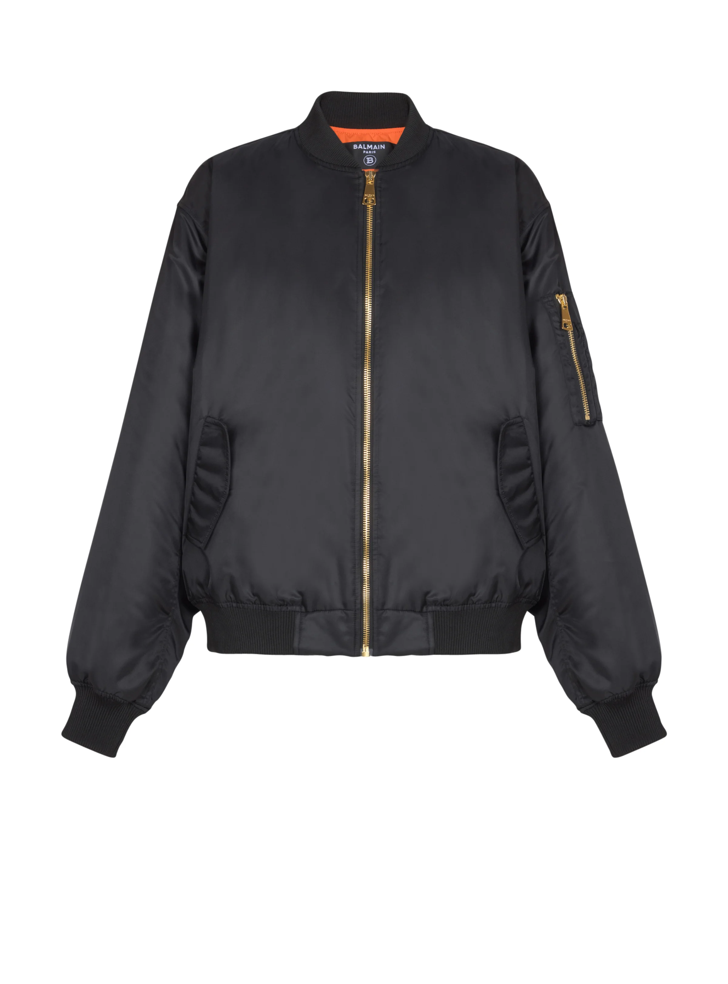 Printed nylon bomber jacket - 1