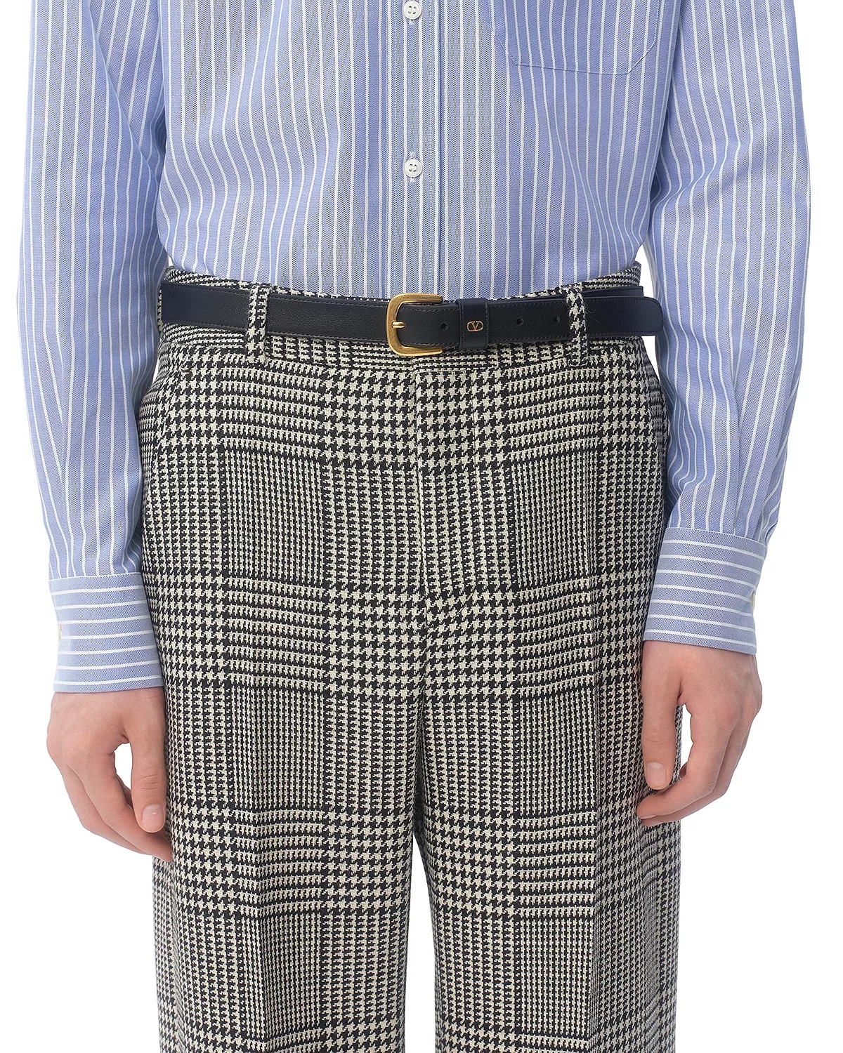 Men's VLogo Leather Belt - 2