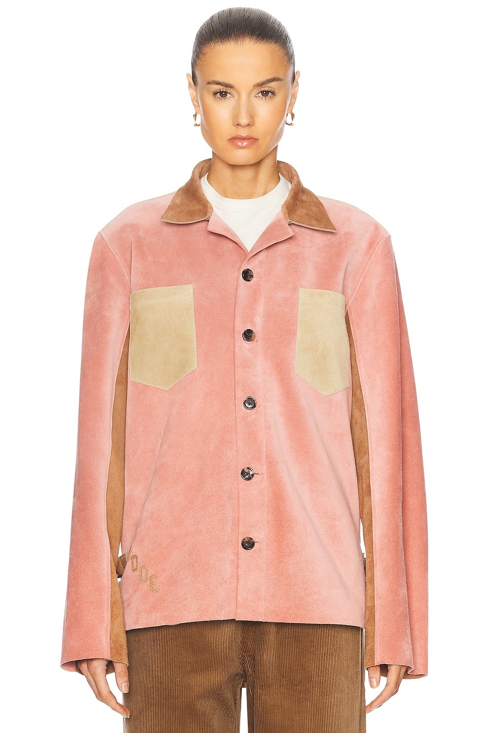 Buckled Multi Suede Work Shirt - 2