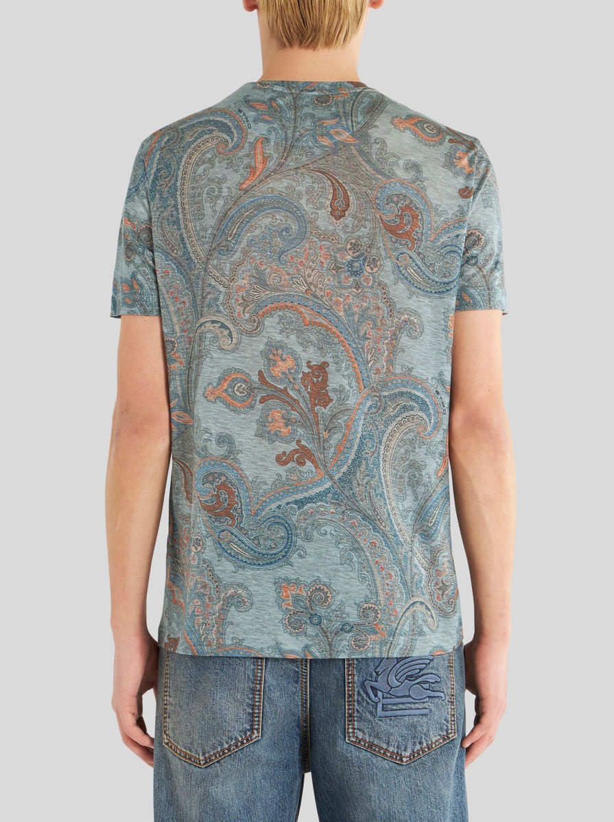 PAISLEY LYOCELL T-SHIRT - 4