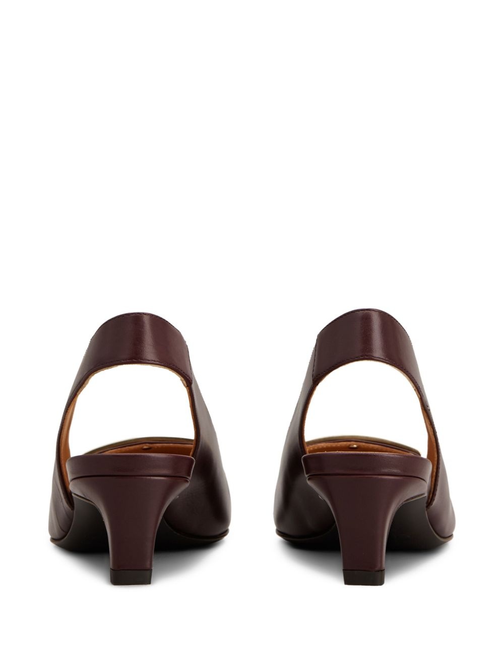 40mm leather pumps - 3