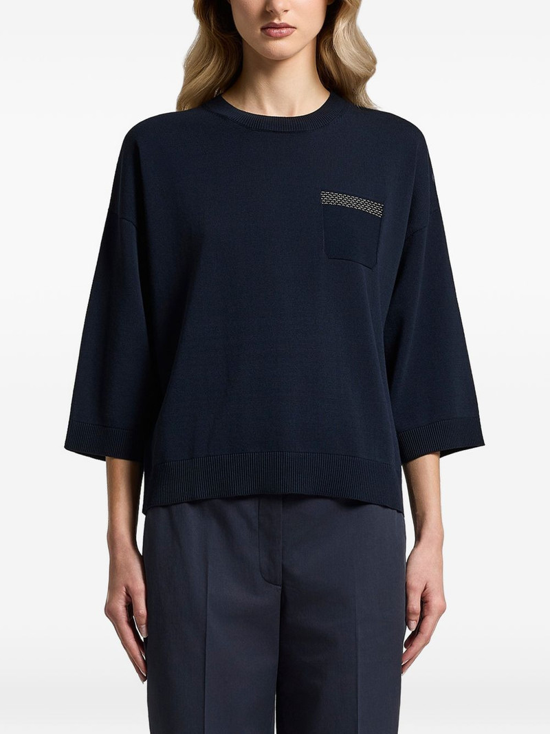 cotton pocket sweater 1