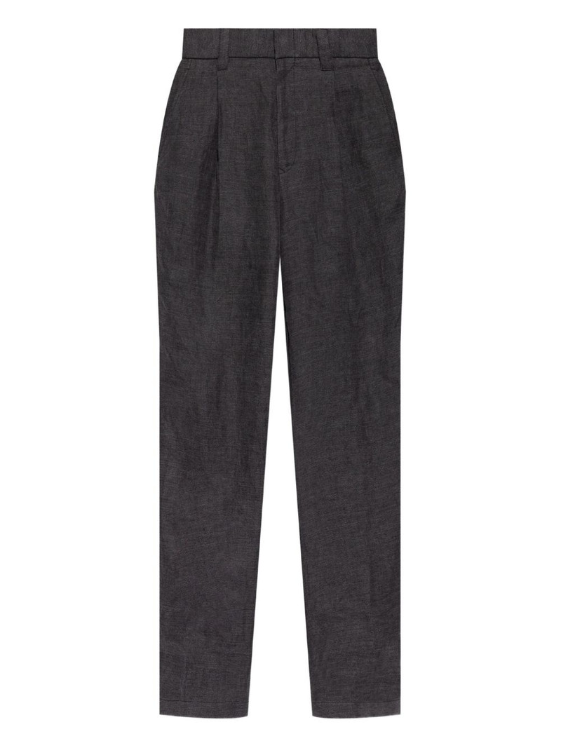 pleated tailored trousers 1