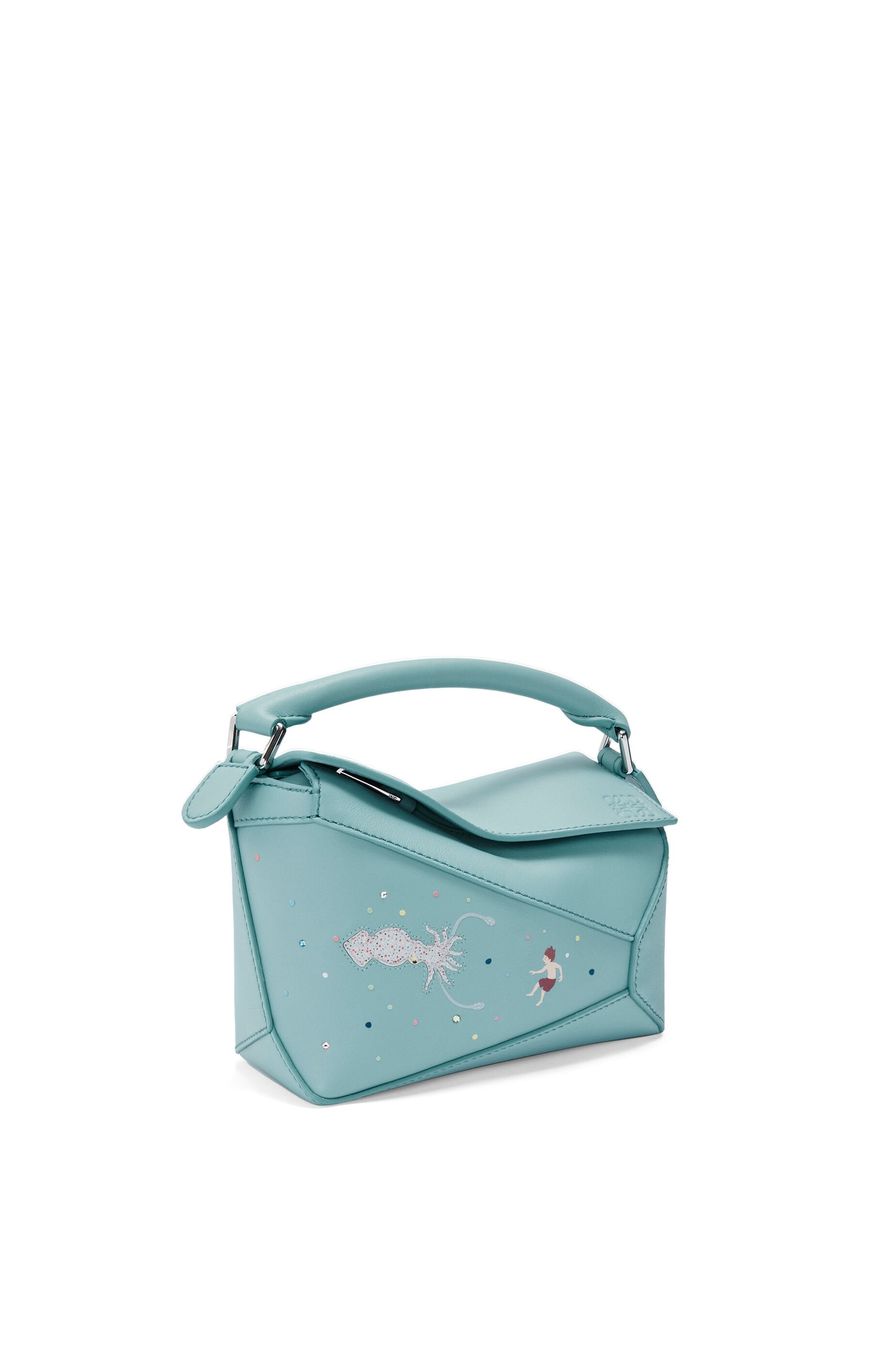 Squid mini Puzzle bag in nappa calfskin - 4