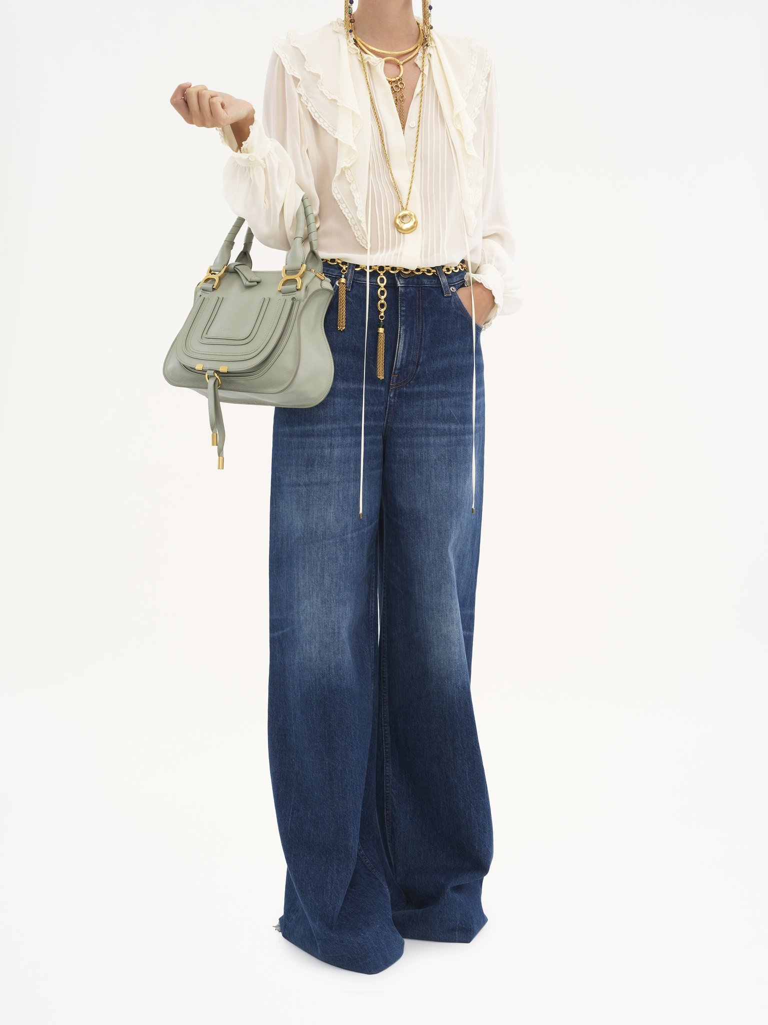 SMALL MARCIE BAG IN GRAINED LEATHER - 7