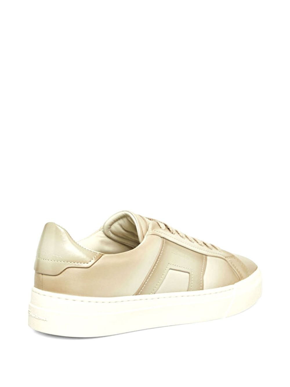 leather-panelled sneakers - 2