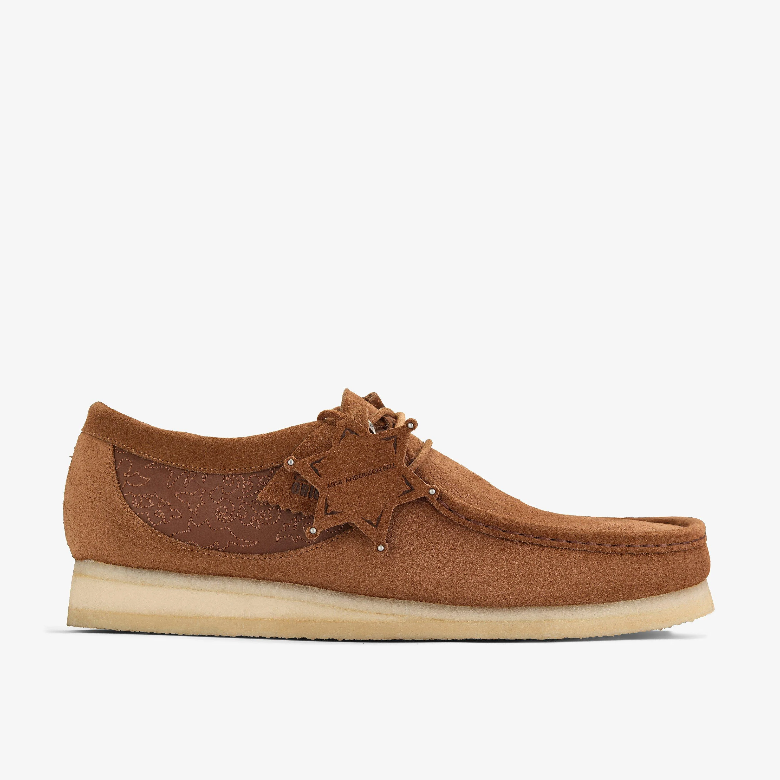 Andersson Bell X Wallabee Tan Embroidery - 1