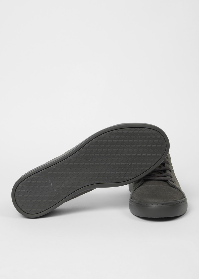 Dark Grey Nubuck 'Lee' Trainers 3
