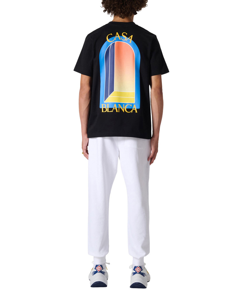 L'Arche De Nuit Logo-Print Cotton-Jersey T-Shirt 3