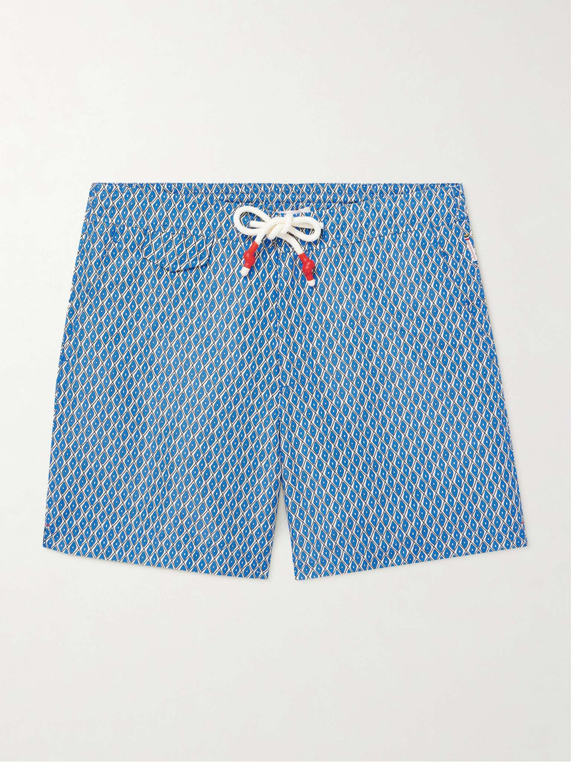 Standard Terrazzo Slim-Fit Mid-Length Printed Recycled Swim Shorts 1