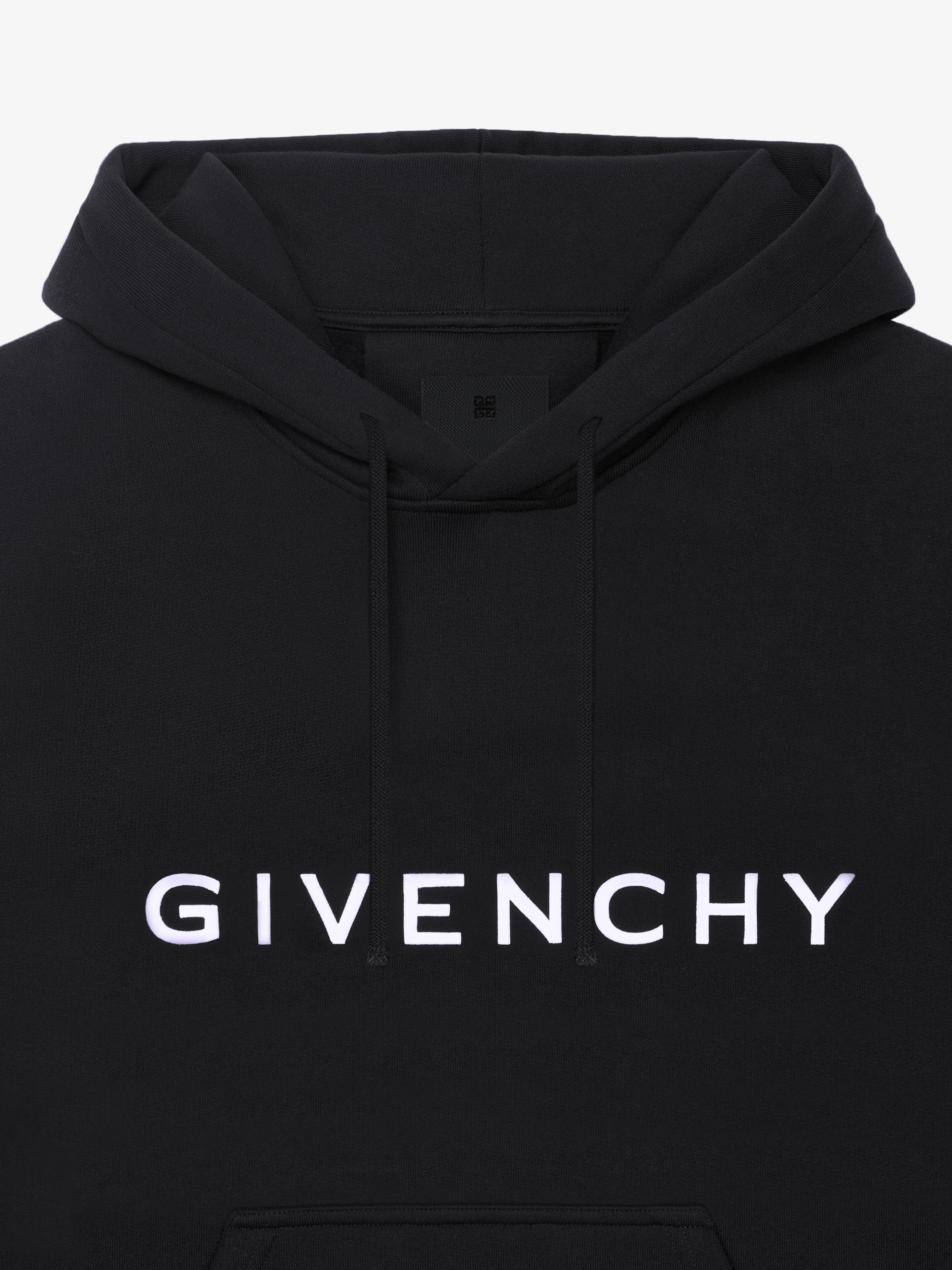 GIVENCHY ARCHETYPE SLIM FIT HOODIE IN FLEECE - 5