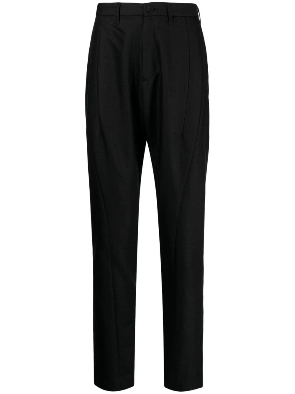 straight-leg glittery tailored trousers - 1