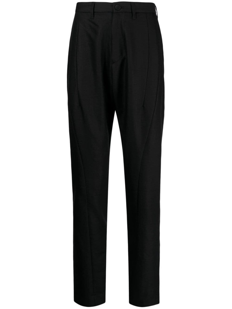 straight-leg glittery tailored trousers 1