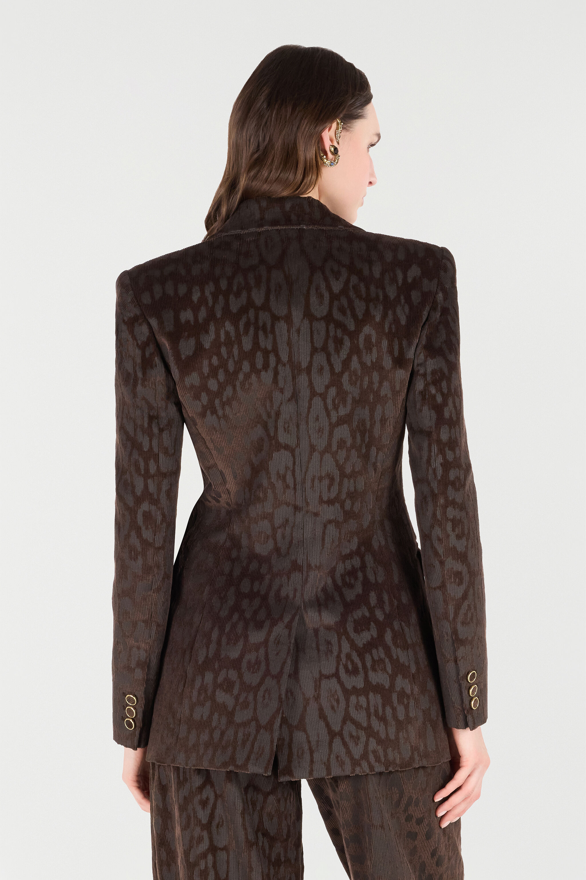 Jaguar Skin Corduroy Jacket - 4