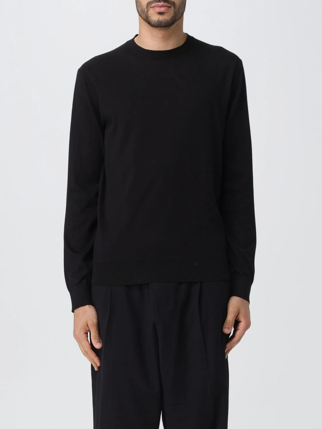 Zegna Sweater Men Black - 1
