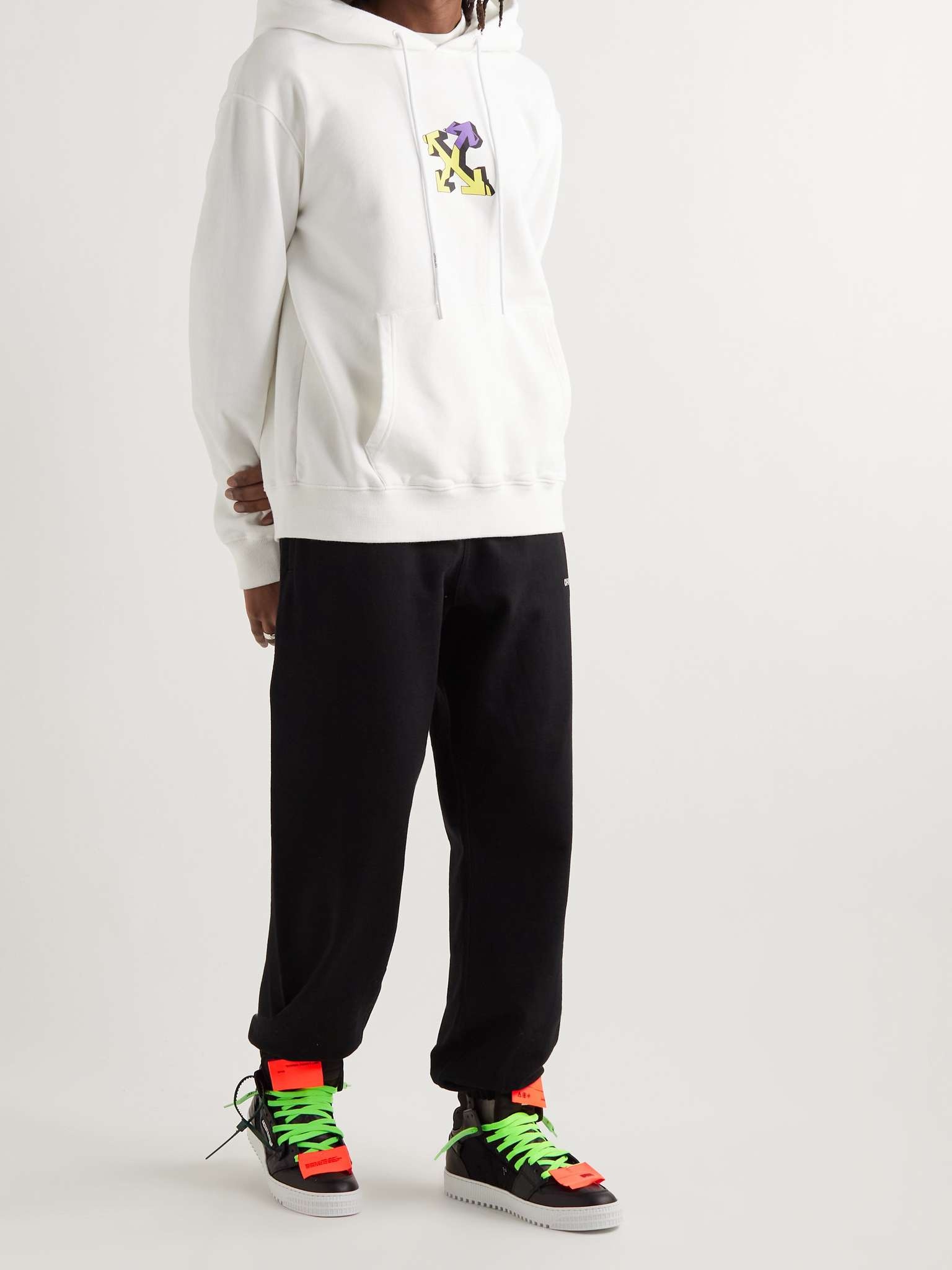 3.0 Off Court Supreme Suede, Leather and Shell High-Top Sneakers - 2