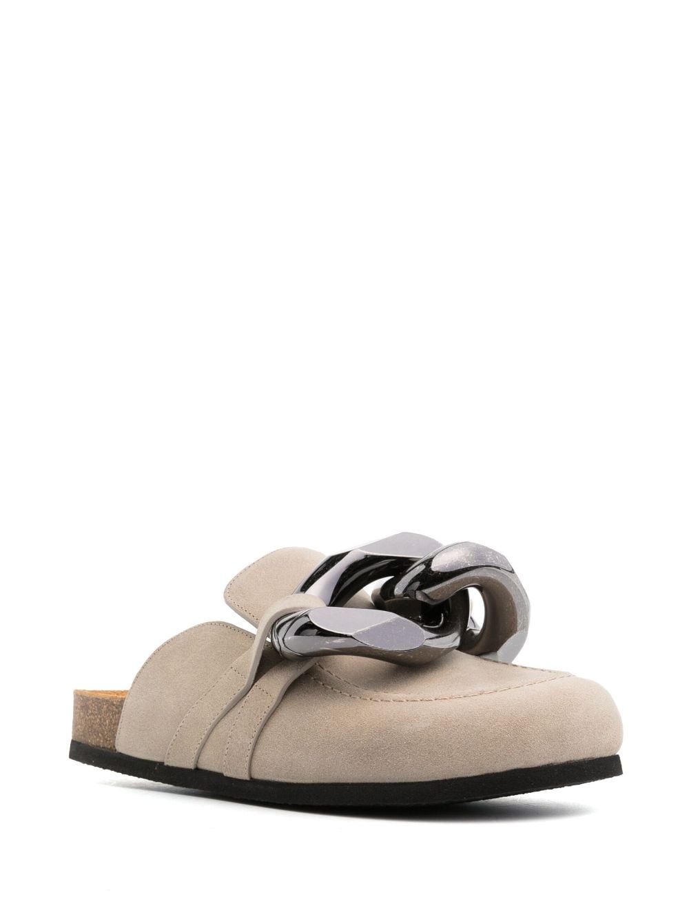 Chain suede mules - 2