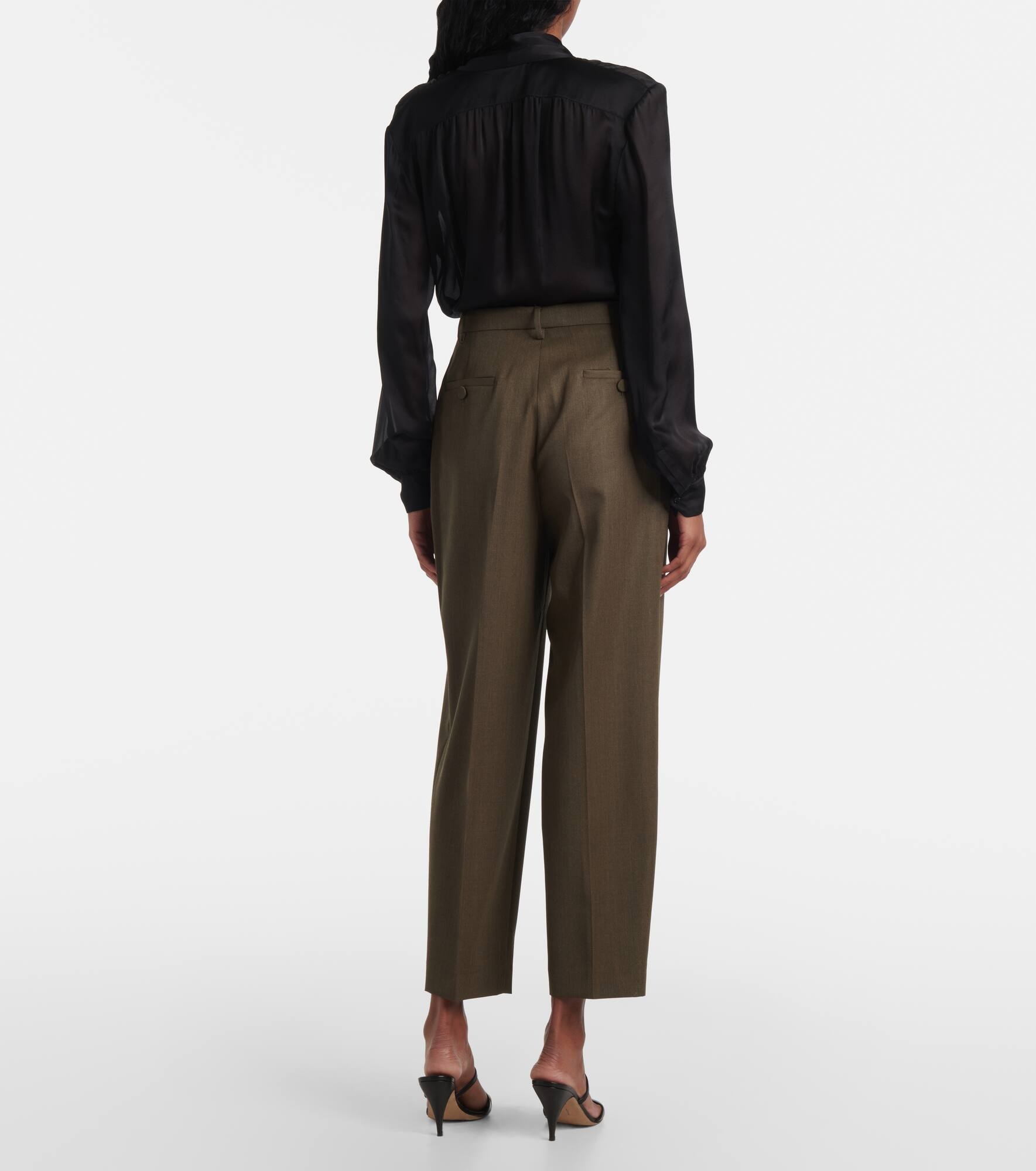 Emmett virgin wool straight pants - 3