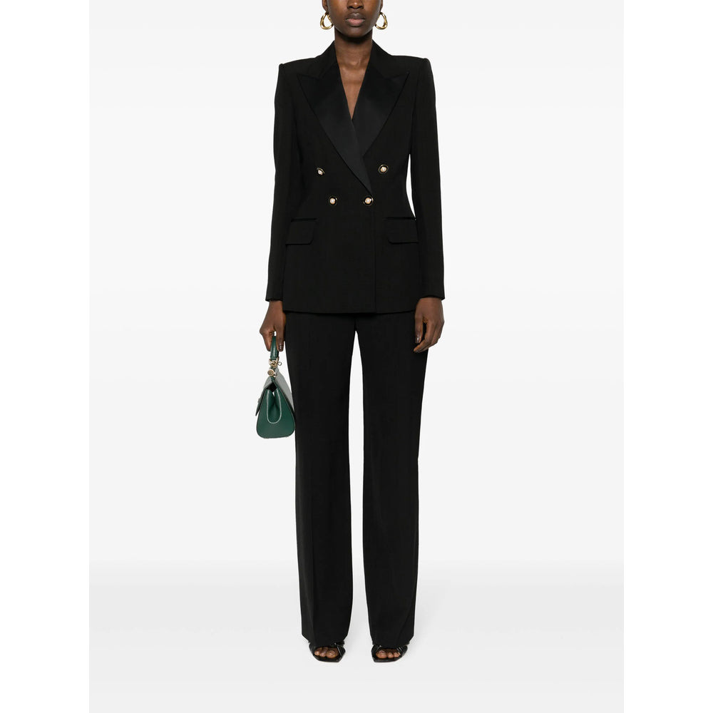 Casablanca Black Trousers - Straight Trousers Women - 3