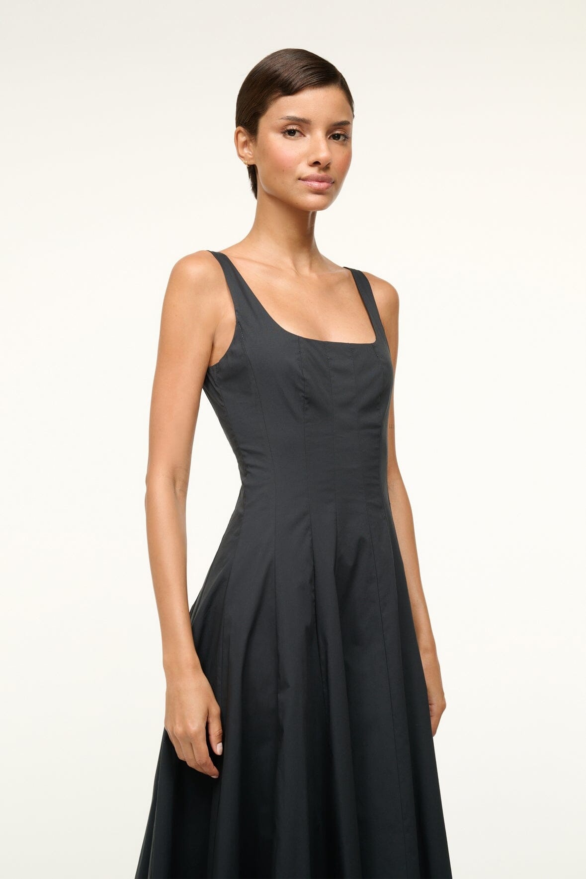 STAUD | WELLS DRESS BLACK - 5