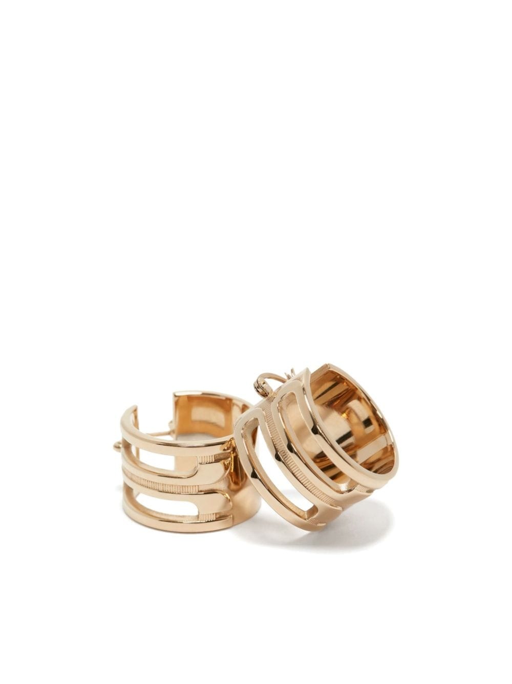 Frame hoop earrings - 4