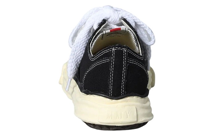 Maison MIHARA YASUHIRO PETERSON VL OG Sole Canvas Low-top Sneaker 'Black' A09FW733-BLK - 3