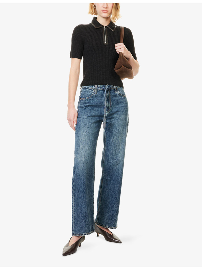 rag & bone Phoebe Wide-Leg Denim Jeans outlook
