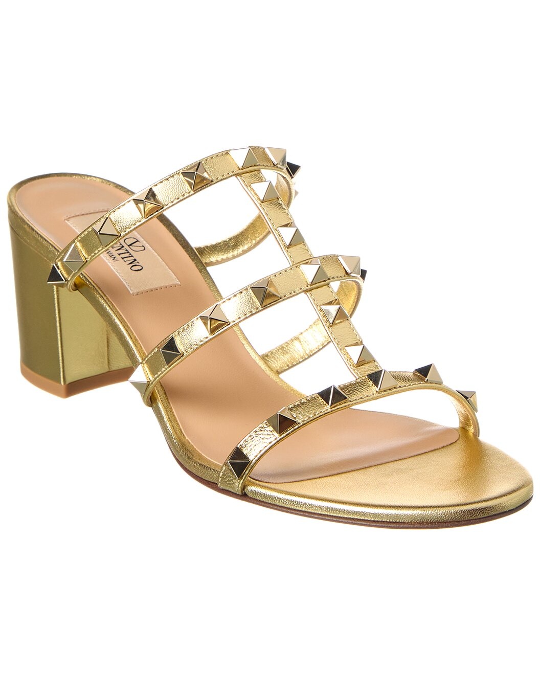 Valentino Rockstud Caged 60 Leather Sandal - 1